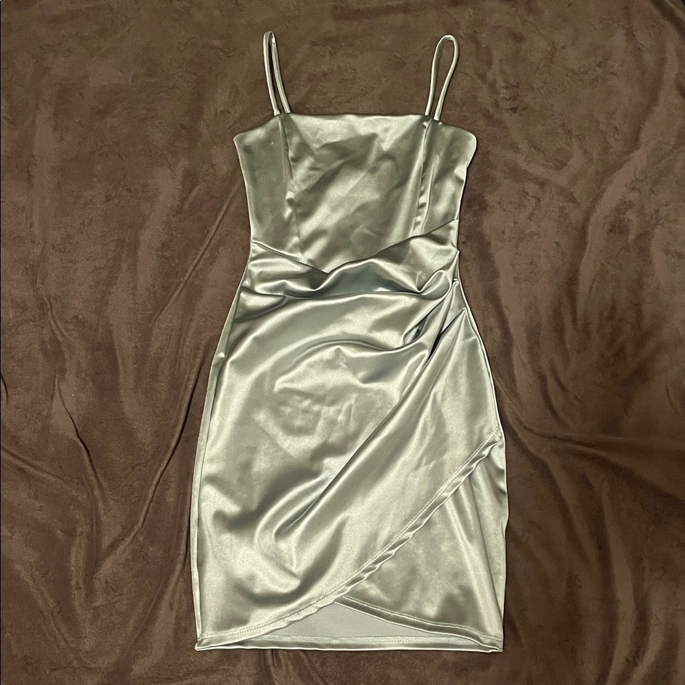 Windsor Mini Prom Dress in Sage size XS